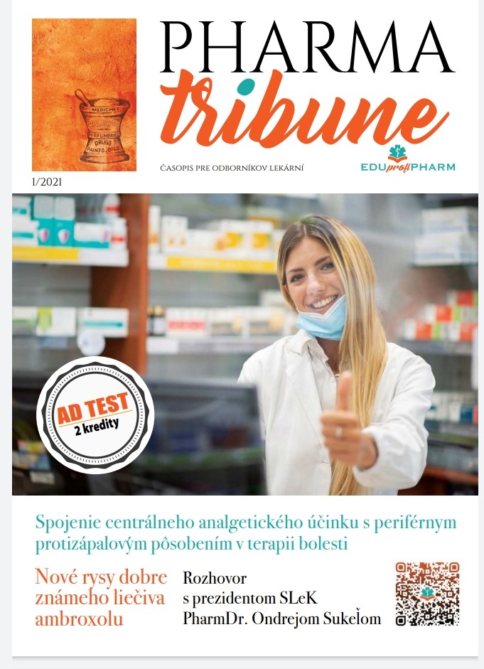 PHARMA tribune 01/2021 PHARMA tribune 01/2021