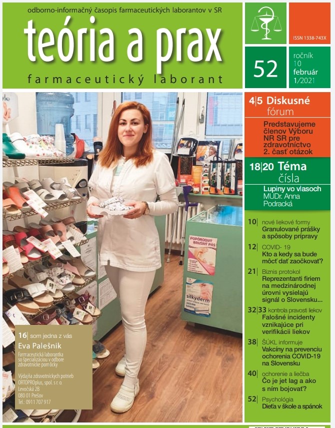 Teória a prax farmaceutický laborant 52/2021 Teória a prax farmaceutický laborant 52/2021