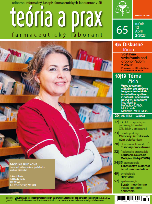 Teória a prax - farmaceutický laborant