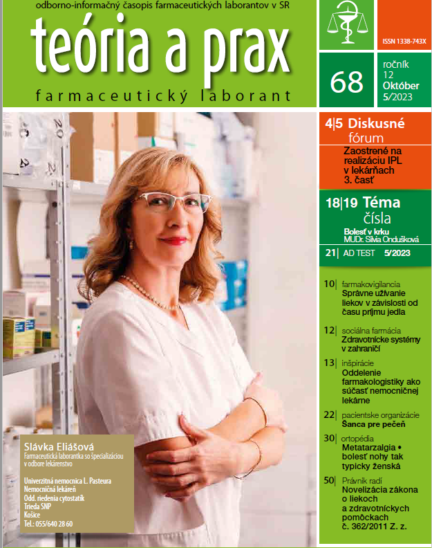 Teória a prax - farmaceutický laborant