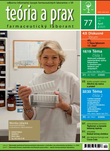 Teória a prax - farmaceutický laborant Teória a prax - farmaceutický laborant