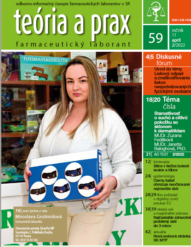 Teória a prax - farmaceutický laborant 59/2022 Teória a prax - farmaceutický laborant 59/2022