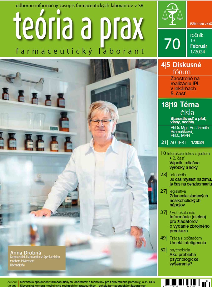 Teória a prax - farmaceutický laborant