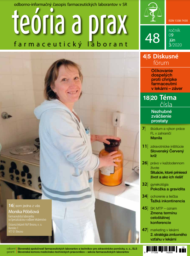 Teória a prax farmaceutický laborant 48/2020 Teória a prax farmaceutický laborant 48/2020